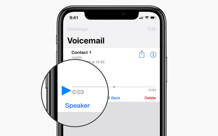 voicemail on iphone